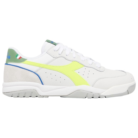 Diadora Men's Maverick Ball 'White Acid Green' 501-178766-C2416 NWT NIB - Picture 1 of 5